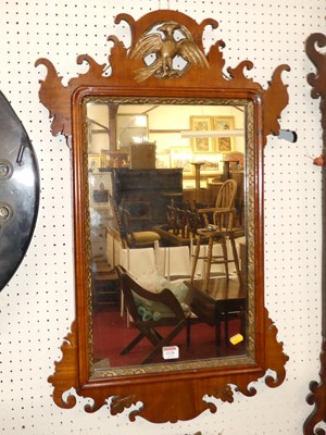 Lot 1128 - A circa 1900 mahogany Chippendale style fret...
