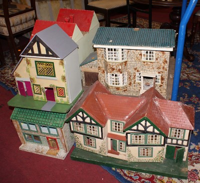 Lot 1630 - A collection of 5 scratch built model dolls...