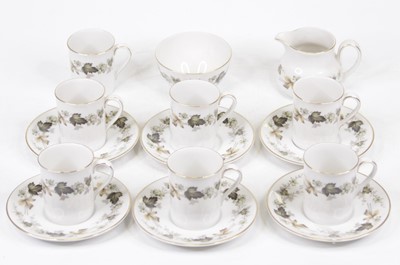 Lot 227 - A Royal Doulton part coffee service in the...