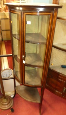 Lot 1167 - An Edwardian mahogany and chequer strung...