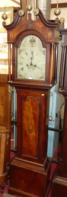 Lot 1170 - A George III mahogany and satinwood inlaid...