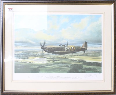 Lot 1634 - A pair of framed and glazed prints of World...