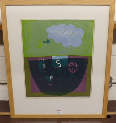 Lot 1023 - David Watson - Passing Cloud, lithograph,...