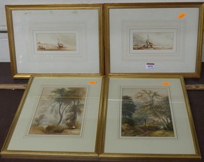 Lot 1035 - Thomas Harper FL (1856-1875) - Beach boat with...