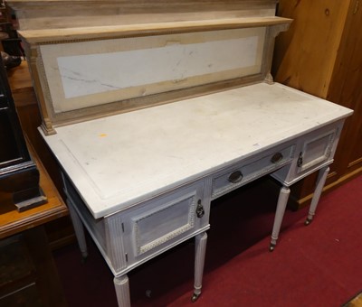 Lot 1216 - A late Victorian and later white painted...