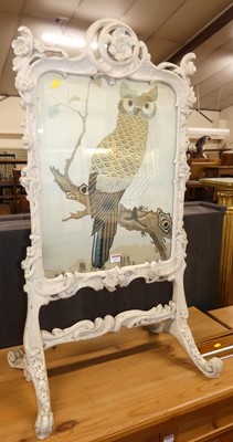 Lot 1217 - A 19th century Rococo Revival and later white...