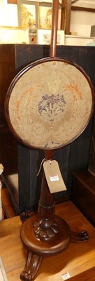 Lot 1244 - A mid-Victorian mahogany and floral needlework...