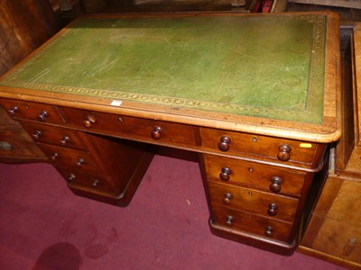 Lot 1249 - A mid-Victorian mahogany round cornered and...