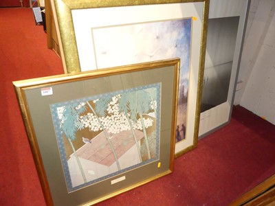 Lot 1087 - Assorted reproduction prints to include...