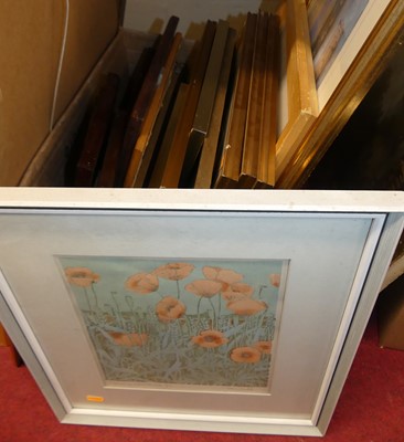 Lot 1091 - A box of principally contemporary watercolours,...