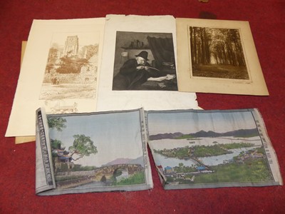 Lot 1106 - Mixed ephemera to include loose prints,...