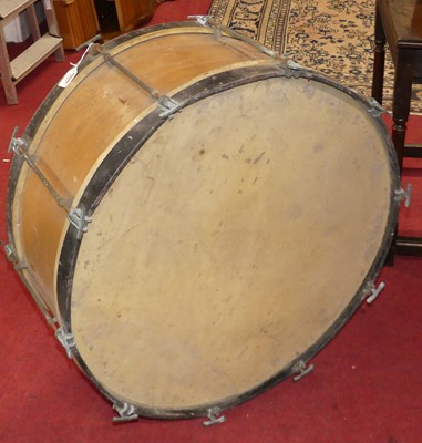 Lot 1263 - An early 20th century military drum by John...