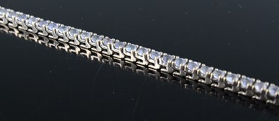Lot 348 - A contemporary white metal and paste set...