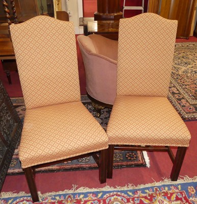 Lot 1276 - A set of twelve contemporary mahogany framed...