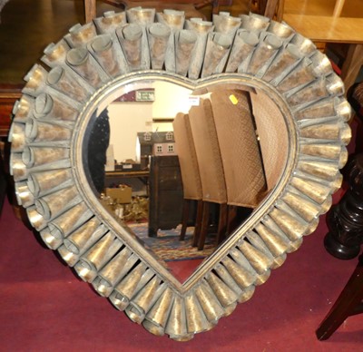 Lot 1280 - A large contemporary scroll gilt metal framed...