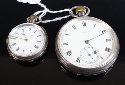 Lot 395 - Croydons of Ipswich - a gent's silver cased...