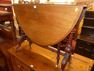 Lot 1327 - A mid-Victorian mahogany Sutherland table,...