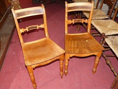 Lot 1344 - A set of four early 19th century provincial...
