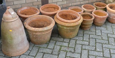 Lot 1363 - A collection of eleven various terracotta...