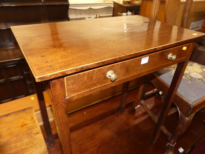 Lot 1324 - An early 19th century mahogany single drawer...