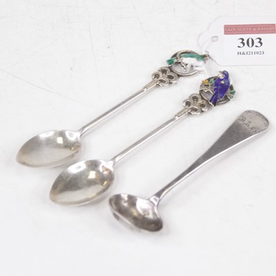 Lot 303 - A pair of believed Australian sterling silver...