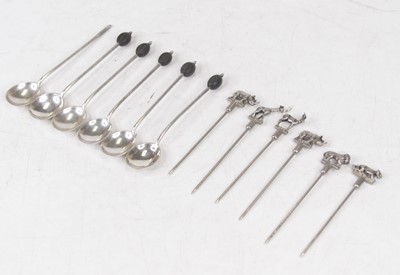 Lot 315 - A set of six mid-20th century silver plated...