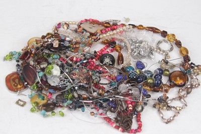 Lot 510 - A collection of costume jewellery, to include...