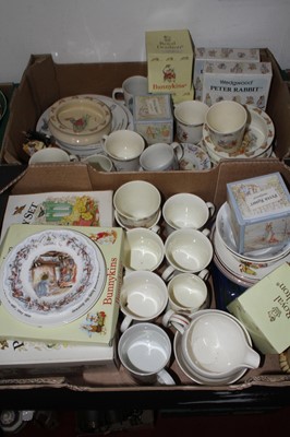 Lot 694 - A collection of Royal Doulton Bunnykins table...