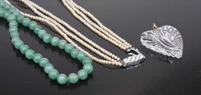 Lot 489 - Costume jewellery to include Mimasa faux pearl...