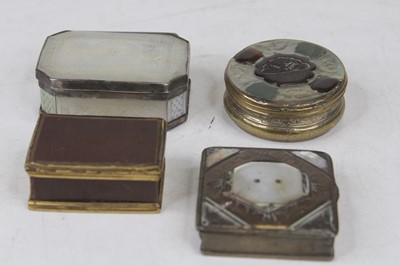 Lot 516 - A 19th century mother of pearl and base metal...