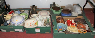 Lot 700 - Four boxes of ceramics and glassware, to...