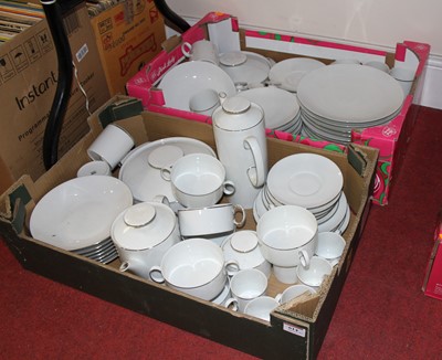 Lot 614 - A Thomas Germany white glazed part tea and...