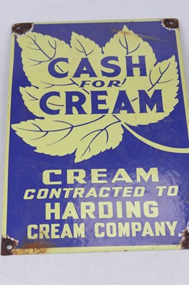 Lot 574 - An enamel on metal advertising sign for the...