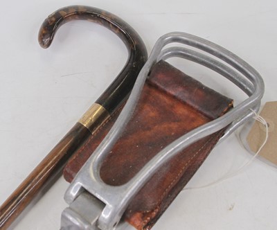 Lot 610 - An early 20th century walking cane, having a...