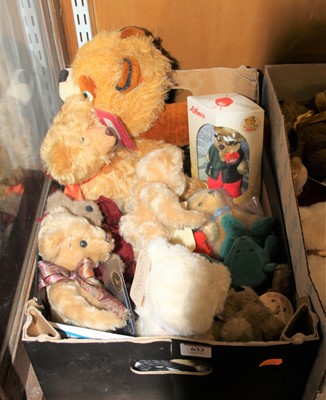Lot 633 - A collection of teddy-bears, to include a...