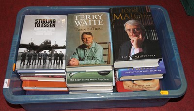 Lot 727 - A collection of books, mostly signed, to...