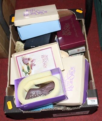 Lot 729 - A collection of Just the Right Shoe ornaments,...