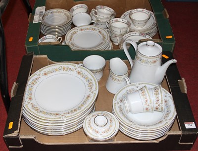 Lot 734 - Two boxes of ceramics, to include Liling...