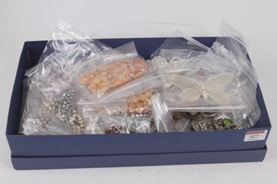 Lot 327 - A collection of costume jewellery, to include...