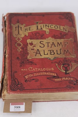 Lot 588 - A Lincoln Stamp album with contents of various...