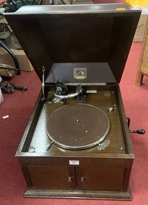 Lot 667 - A His Masters Voice model 103 oak cased...