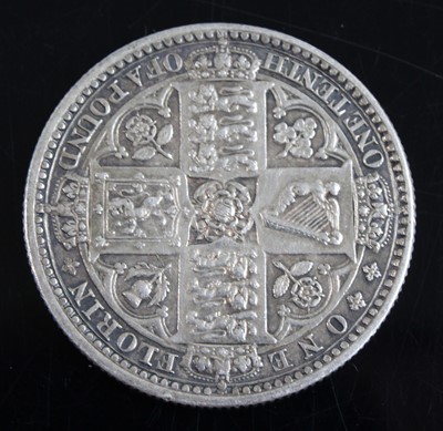 Lot 2050 - Great Britain, 1849 florin, Victoria Godless...