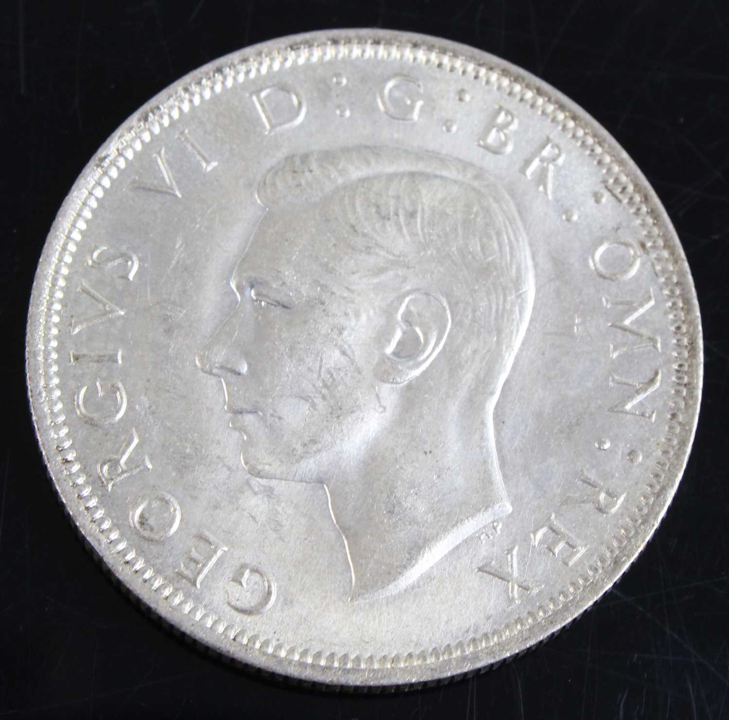 Lot 2051 - Great Britain, 1941 half crown, obv: uncrowned...