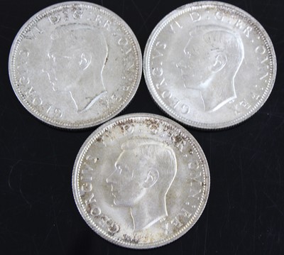 Lot 2051 - Great Britain, 1941 half crown, obv: uncrowned...