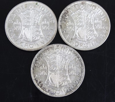 Lot 2051 - Great Britain, 1941 half crown, obv: uncrowned...