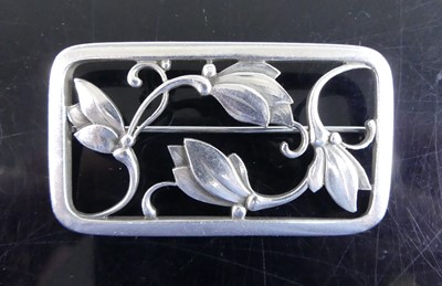 Lot 581 - Georg Jensen (1866-1935) - a sterling silver...