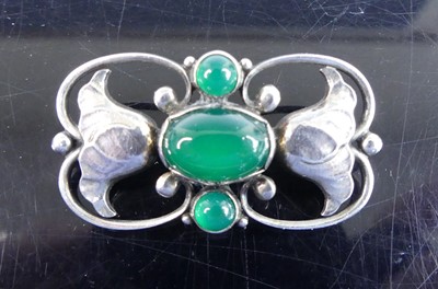 Lot 582 - Georg Jensen (1866-1935) - a sterling silver...
