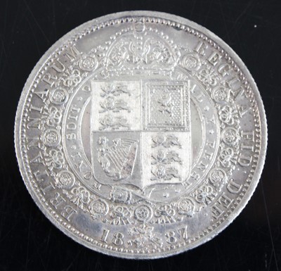 Lot 2081 - Great Britain, 1887 half crown, Victoria...
