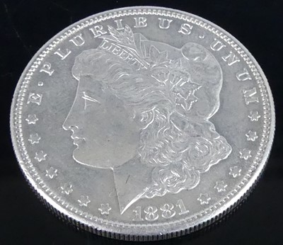 Lot 2033 - United States of America, 1881 silver Morgan...