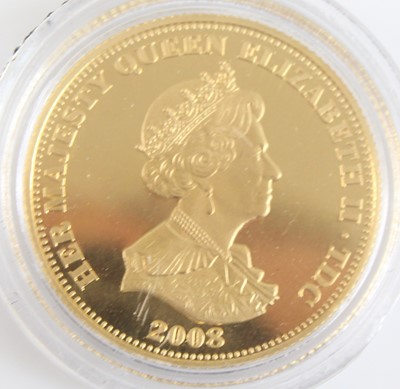 Lot 2042 - The London Mint Office, 2008 gold Tristan Da...